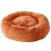 Home Soft Things Shaggy Pet Bed-Burnt Orange - 36 x 36 x 6