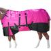 30HI 72 in Hilason 1200D Winter Waterproof Poly Horse Blanket Belly Wrap Pink