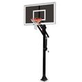 Jam Eclipse-BP Steel-Smoked Glass In Ground Adjustable Basketball System Purple