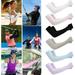 LNGOOR UV Sun Protection Cooling Arm Sleeves Cover for Women & Men LNGOOR Sunblock Long Sun Protective Sleeves Cover Performance Stretch & Moisture Wicking for Biking Driving Fishing Golf Hiking