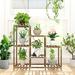 Arlmont & Co. 7 Tiers Rectangle Rectangular Plant Stand Indoor Outdoor, 7 Tiers Large en Sturdy Creative Plant Shelf Holder Rack For Window | Wayfair