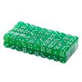 Yoone 100Pcs 14mm Colored Transparent Acrylic Game Dice Club Bar Party Accessories