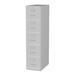 Lorell Commercial Grade Vertical File Cabinet - 5-Drawer 15 x 26.5 x 61 - 5 x Drawer(s) for File - Letter - Vertical - Security Lock Ball-Bearing Suspension Heavy Duty - Light Gray - Steel - Recy