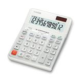 Casio Ergonomic Calculator 12 Digit Days & Time Calculator Desk Type DE-12D-WE-N Ecomark Certified