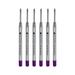 Monteverde Ballpoint Pen Refill Medium Point Purple Ink 6 Pack (P133PL)