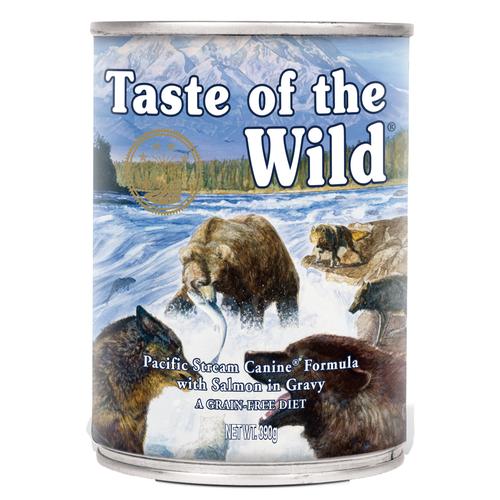 12x390g Taste of the Wild Pacific Stream Hundefutter nass