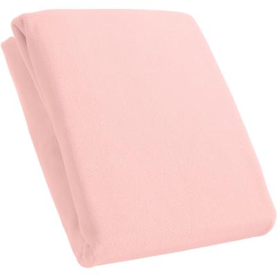 Spannbettlaken KUM "Mikrofaser-Fleece Spannbetttuch", rosa, B:140-160cm L:200cm, Microfaser-Fleece, Obermaterial: 100% Polyester, Laken, Spannbettlaken Image