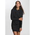 Sweatkleid RAGWEAR "BESS O" Gr. M (38), N-Gr, schwarz (black 1010) Damen Kleider Freizeitkleider