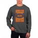 Men's Uscape Apparel Black Virginia Tech Hokies Pigment Dyed Fleece Crewneck Sweatshirt