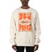 Men's Uscape Apparel Cream Oklahoma State Cowboys Premium Heavyweight Pullover Sweatshirt