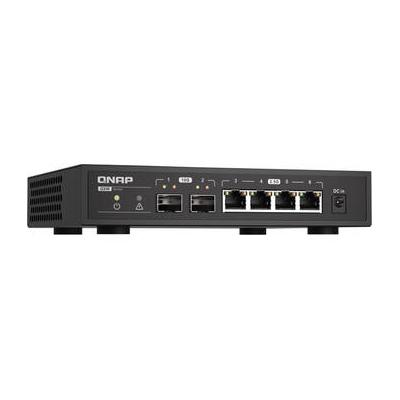 QNAP QSW-2104-2S 6-Port 10GbE/2.5GbE Unmanaged Switch QSW-2104-2S-A-US