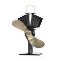 Ecofan 812AMBBX Heat Powered Wood Stove Fan, Gold , Bilingual