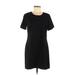 Kimchi Blue Casual Dress - Shift: Black Solid Dresses - Women's Size Medium