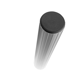 CITY-GUIDE Pfosten silber eloxiert 350 cm Image