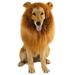 Lion Mane Wig with Ears for Large Dog Halloween Clothes Fancy Dress Up Pet Costume Supplies