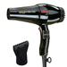 Turbo Power Twin Turbo 2800 Black Hair Dryer Model 314A and M Hair Designs Hot Blow Attachment Black (Bundle - 2 Items)