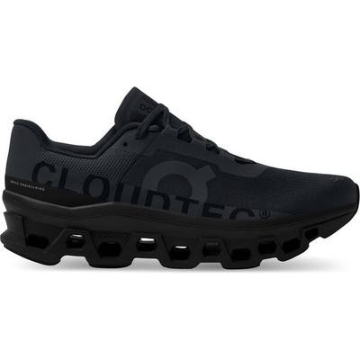 ON Herren Laufschuhe Cloudmonster, Größe 44 ½ in Schwarz