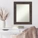 Millwood Pines Sacaton Bridge Petite Beveled Distressed Wall Mirror Wood in Black | 30 H x 24 W x 1 D in | Wayfair 533CB310CB4D4ADE8A583DB1F77A9FB6