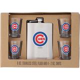 Chicago Cubs 8oz. Stainless Steel Flask & 2oz. Shot Glass Set
