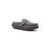 Wide Width Women's Leila Slippers by Daniel Green in Charcoal (Size 10 W)