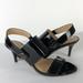 Coach Shoes | Coach Marla Black Slingback Dress Heels 6.5 | Color: Black | Size: 6.5