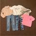 Zara Shirts & Tops | Girls Mix N Match 6pc Outfit Bundle #4 | Color: Blue/Pink | Size: 5g