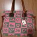 Dooney & Bourke Bags | Euc Dooney And Bourke Victoria Bag | Color: Green/Pink | Size: Os