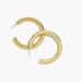 Madewell Jewelry | Madewell Womens Chunky Large Hoop Earrings Vintage Gold | Color: Gold/Silver | Size: Os