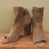 Jessica Simpson Shoes | Jessica Simpson Olive Green Open Toe Booties | Color: Green | Size: 8.5