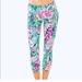 Lilly Pulitzer Pants & Jumpsuits | Lilly Pulitzer Luxletic Anika Leggings In Slathouse Soire- Large | Color: Pink/Purple | Size: L
