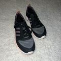 Adidas Shoes | Adidas Neo Label Black Grey Peach Lace Up Tennis Shoes Size 8.5 | Color: Black/Gray | Size: 8.5