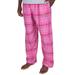 Men's Concepts Sport Pink Los Angeles Chargers Ultimate Plaid Flannel Pajama Pants