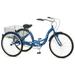 Schwinn Meridian Adult Tricycle 26 -Inch Wheel Blue