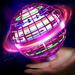 Flying Orb Ball Toys Soaring Hover Pro Boomerang Spinner Hand Controlled Mini Drone Globe Shape Spinning Safe for Kids Adults Outdoor Indoor(Purple)