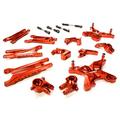 Integy RC Toy Model Hop-ups C26396RED Billet Machined Suspension Kit for Traxxas 1/10 Slash 4X4