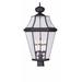 4 Light Outdoor Post Top Lantern in Traditional Style 16 inches Wide By 29 inches High-Bronze Finish Bailey Street Home 218-Bel-1653430