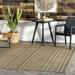 nuLOOM Outdoor Jamie Area Rug 4 x 6 Brown