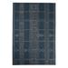 Furnish My Place Outdoor Collection Geometric Pattern Rug - 7 ft. 10 in. x 10 ft. Navy Bohemian Water Proof Carpet for Living Room Garden Patio