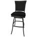 Swivel 30 Bar Stool without Arms Erin Outdoor- Black