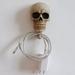 2/4/10Pcs Home Bathroom Hanger Wall Mounted Skull Wall Hooks Skeleton Key Holder Hat Rack