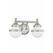 2 Light Bathroom Light in Modern Style 15 inches Wide By 8.25 inches High-Polished Chrome Finish Bailey Street Home 218-Bel-2120612