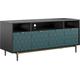 Lowboard COSMOLIVING BY COSMOPOLITAN "Olivia" Sideboards Gr. B/H/T: 151,5 cm x 65 cm x 51 cm, blau (blau, schwarz) Lowboards