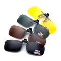 Lunettes de soleil polarisées avec clip pour la conduite lunettes de vision nocturne lunettes