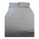 100% Cotton Bedding Single Duvet Set With 2 Pillows Grey Small Clouds