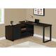 Latitude Run® Aijalon Computer Desk, Home Office, Corner, Storage Drawers, 72"L, L Shape, Work, Laptop, Metal Wood/Metal in Black/Brown | Wayfair