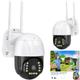 Andowl - Telecamera Ptz Panoramica Smart Ip 1080p Q-s902 Wifi 2k Hd Sorveglianza Sicurezza -