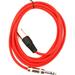 Seismic Audio SATRXL-M6 Red 6 Foot XLR Male to TRS Patch Cable