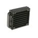 PC Cooling G1/4inch Straight 80mm Aluminum Computer Water Cooling 8 Tubes Heat Exchanger CPU Heat Sink Black