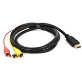 Feiona HDMI Compatible 3RCA Cable Video Audio Component Adapter Connector