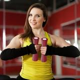 Yoga Foam Roller Dumbbell Hand Weight 1.5 Kg Combination of Dumbbell Set of 2 for Home Strength Training Fitness Equipment Red